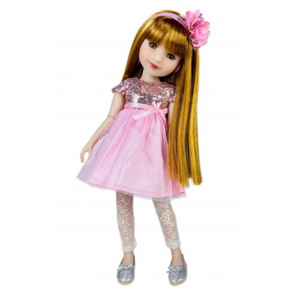 New Bring The Confetti Outfit for 14" Ruby Red Fashion Friends Dolls - Picture 5 of 5